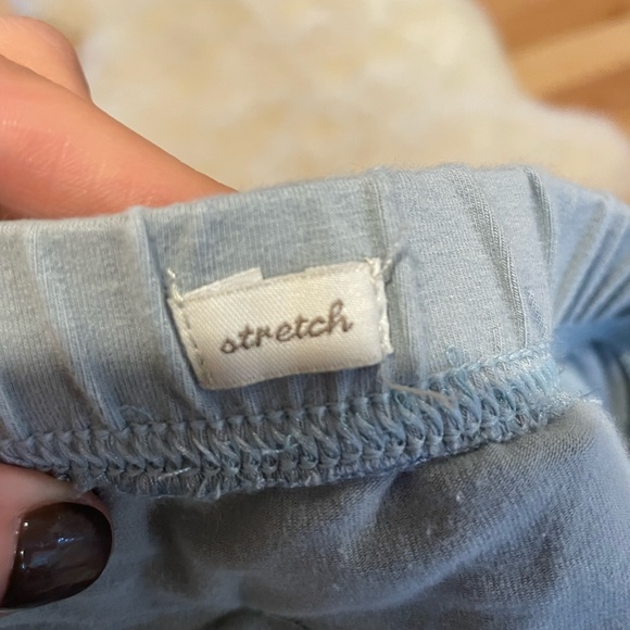 Maternity stretch pants full support panel soft jerseys roll over waist M Long - Picture 9 of 9